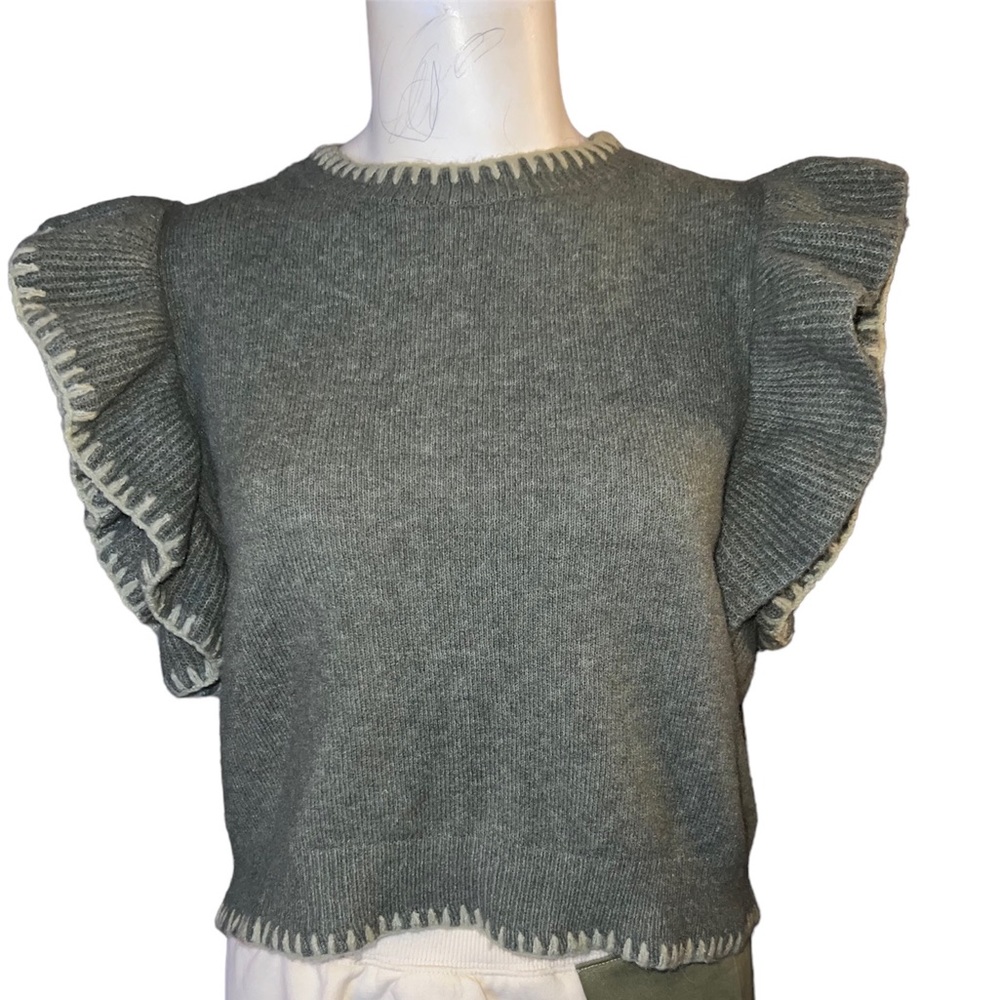 Zara Ruffle Sweater
